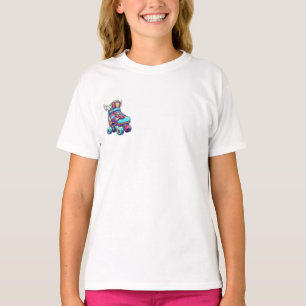 Camiseta Patins Retrô Alados para Crianças