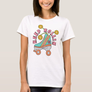Camiseta Patins Retrô - Vintage dos anos 70-80
