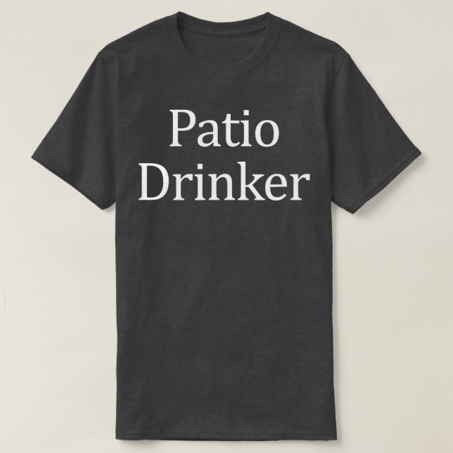 Camiseta Patio Drinker (Frente do Design)