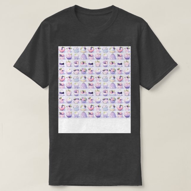 Camiseta Patisserie Kawaii Cute Fr (Frente do Design)