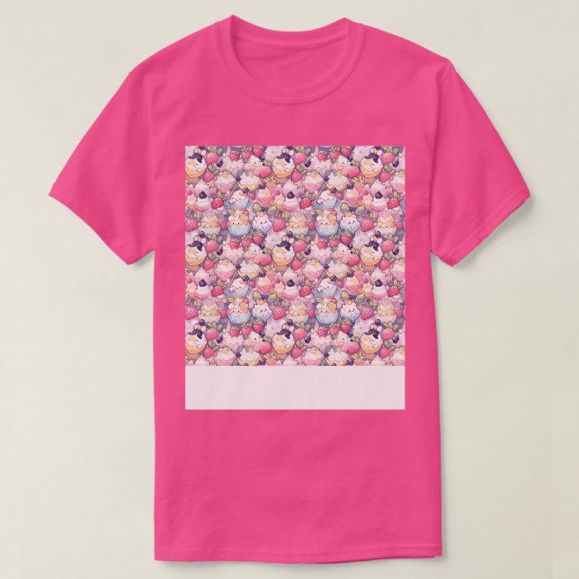 Camiseta Patisserie Kawaii Cute Fr (Frente do Design)