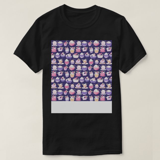 Camiseta Patisserie Kawaii Cute Fr (Frente do Design)