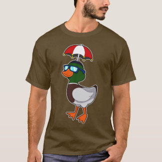 Camiseta Pato a chover com guarda-chuva