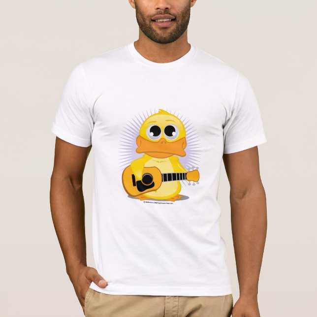Camiseta Pato (acústico) da guitarra (Frente)