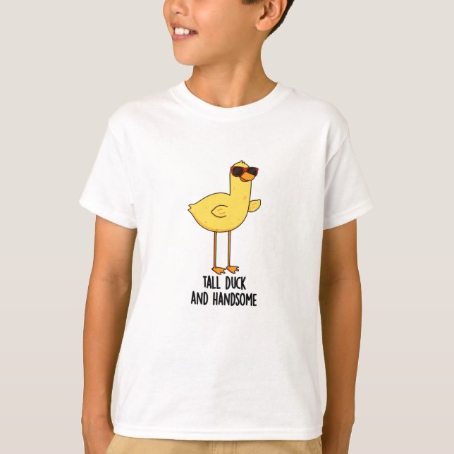 Camiseta Pato Alto E Belos Animais Engraçados (Frente)