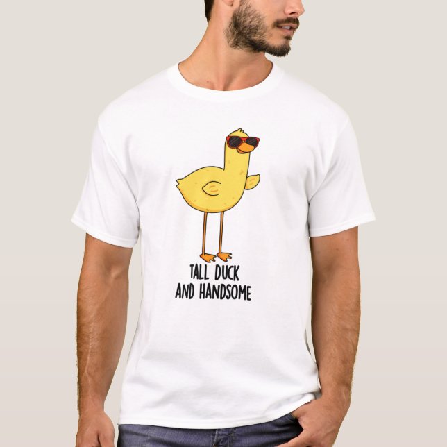 Camiseta Pato Alto E Belos Animais Engraçados (Frente)
