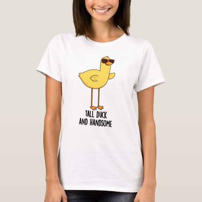 Camiseta Pato Alto E Belos Animais Engraçados (Frente)