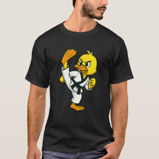 Camiseta Pato Amarelo Amante de Animais Karate Taekwondo Me