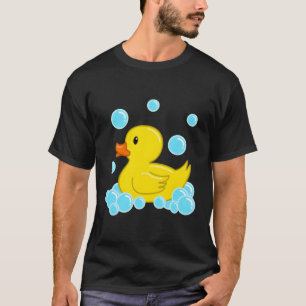 Camiseta Pato Amarelo Brinquedos Bath Borracha Ducky