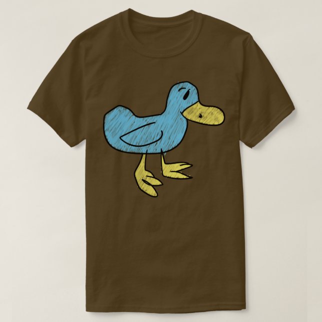 Camiseta Pato Azul Quacktastico (Frente do Design)
