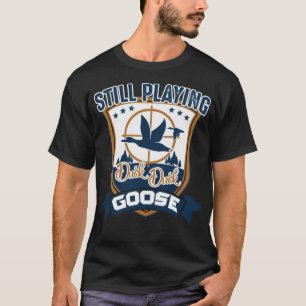 Camiseta Pato caçando bicho de estimação