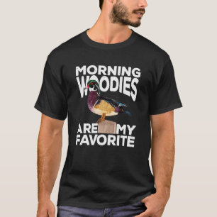 Camiseta Pato Caçando Florestas De Manhã São Meu Tee Favori