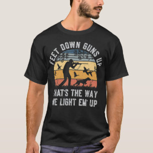 Camiseta Pato caçando Legal Vintage dia mais longe labrado