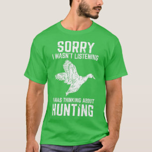 Camiseta Pato caçando Presente Engraçado para Caçadores de