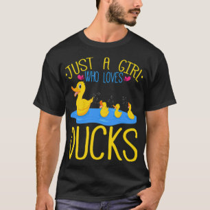 Camiseta Pato Coloração d'água impressão com com impressão