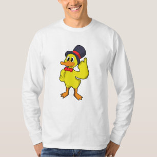 Camiseta Pato com chapéu