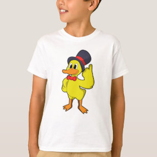 Camiseta Pato com Chapéu