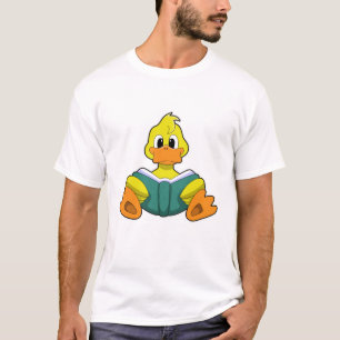 Camiseta Pato com Livro