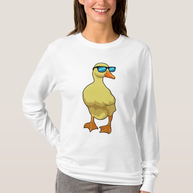 Camiseta Pato com óculos de sol (Frente)