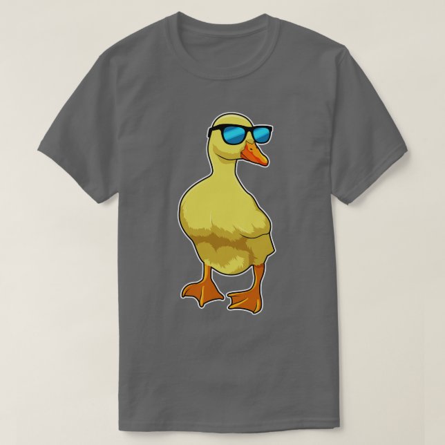 Camiseta Pato com óculos de sol (Frente do Design)