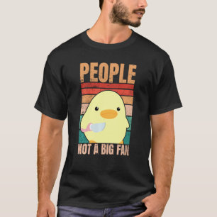 Camiseta Pato Com Pessoas De Faca Não É Um Grande Ventilado