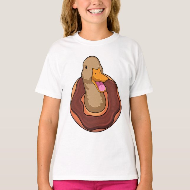 Camiseta Pato com Rosquinha (Frente)