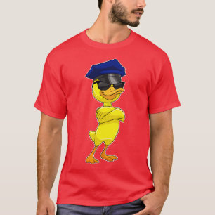 Camiseta Pato como agente da polícia com boné da polícia
