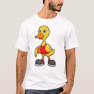 Camiseta Pato como jogador de basquetebol