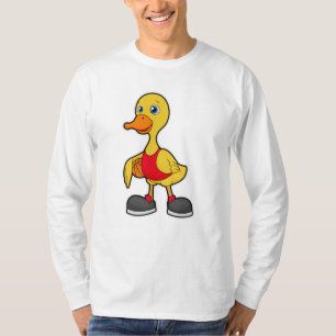 Camiseta Pato como jogador de basquetebol