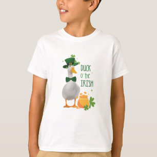 Camiseta Pato da Rua irlandesa. Dia dos Patricks