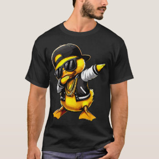 Camiseta Pato Dabbing Pato de Borracha Engraçado Com