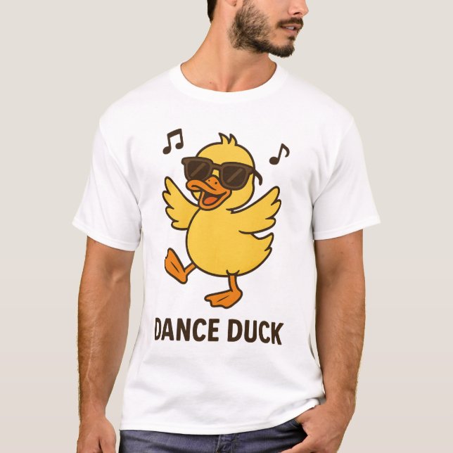 Camiseta Pato Dançante legal (Frente)