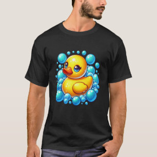 Camiseta Pato de Borracha Amante de Patinho Brinquedo de Ba