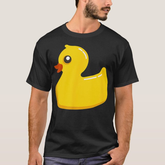 Camiseta Pato de Borracha Amarelo (Frente)