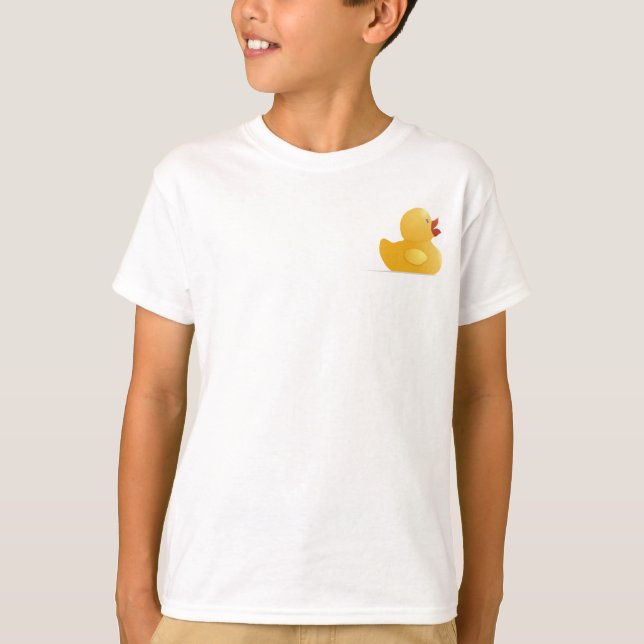 Camiseta Pato de Borracha Amarelo (Frente)