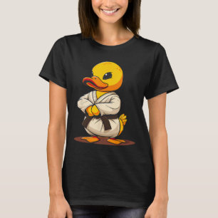 Camiseta Pato de Borracha de Caratê Motivo Taekwondo Jiu-ji