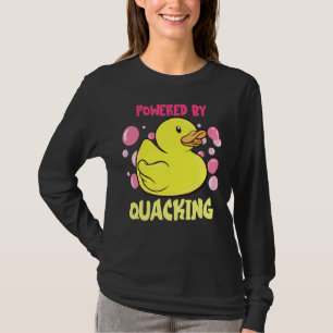 Camiseta Pato De Borracha De Pato De Borracha Alimentado Po