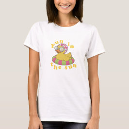 Camiseta Pato de Borracha Diversão ao Sol