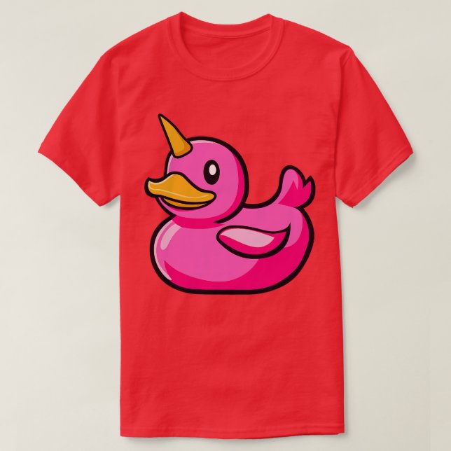 Camiseta Pato de Borracha do Unicorn (Frente do Design)