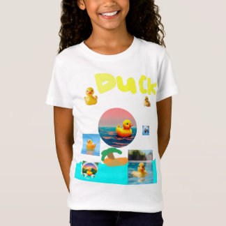 Camiseta Pato de borracha e pata para crianças