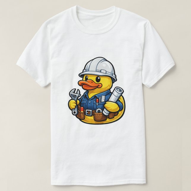 Camiseta Pato de Borracha Engenheiro (Frente do Design)