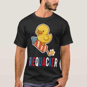 Camiseta Pato de borracha engraçado do dia 4 de julho explo