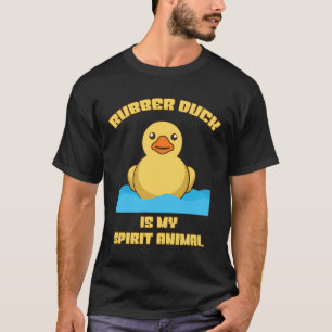 Camiseta Pato de Borracha Eu Engraçado Pato De Banho Presen