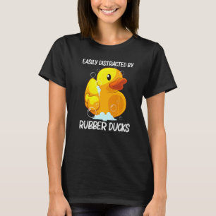 Camiseta Pato de Borracha Fofo para Homens Mulheres Criança