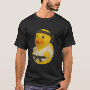 Camiseta Pato de Borracha Karate Pato Pato Homens Mulheres
