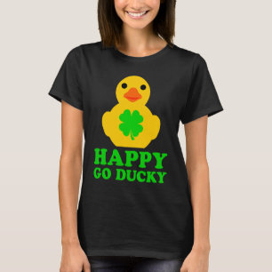 Camiseta Pato de Borracha Lover Happy Go Ducky Clover Rua P