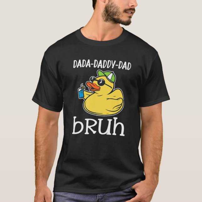 Camiseta Pato de Borracha Papá Sentinela Papas de Papá Pai  (Frente)