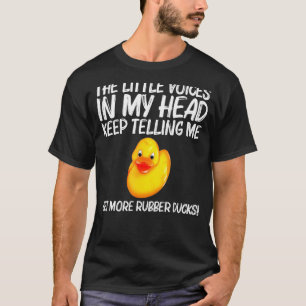 Camiseta Pato De Borracha Para Homens Miúdos Patos De Borra
