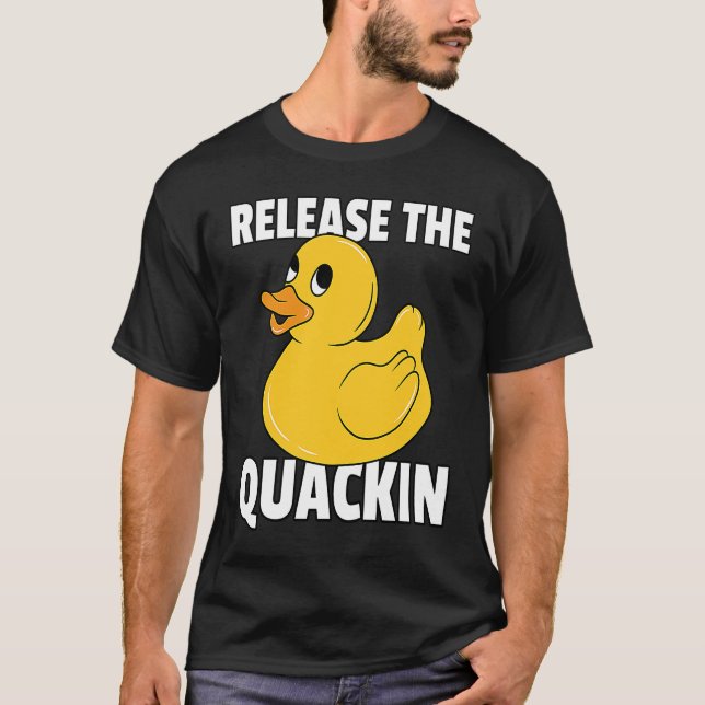Camiseta Pato De Borracha Para Um Pato (Frente)