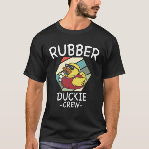 Camiseta Pato de Borracha Pato Amarelo Tripulação Pata Pato